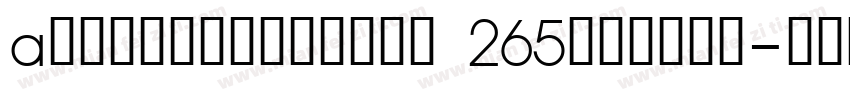 Alibabapthuiti 265medium字体转换